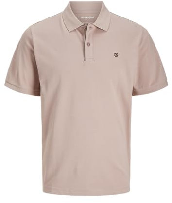 JACK & JONES Jprblasainz SS Polo, Adobe Rose, XL Hombres