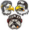 Autocollant Imperméables Rétro Vintage Pour Moto, Casque, 3 Pièces