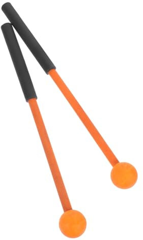 TOYANDONA Boys and Girls Xylophone Mallets Glockenspiel Mallets Percussion Instrument Sound Wooden Handle