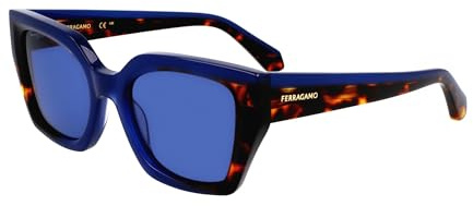 Ferragamo SF2035S Opaline blue/dark tortoise 52/19/145 Damen Sonnenbrillen