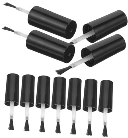 HAPINARY 25pcs Gel Nail Polish Brush Replacement Nail Polish Brush for Accurate Application