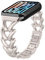 KeHowy Metall Armband Kompatibel mit Xiaomi Smart Band 9 Pro/8 Pro/Redmi Watch 5/Watch 4, Elegant Einkettiges Metallarmband, Edelstahl Band Ersatzarmband für Xiaomi Mi Band 8 Pro/9 Pro - Starlight