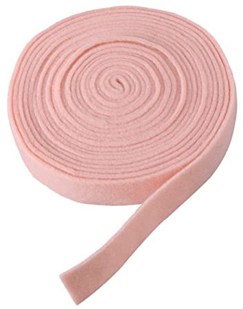 SEWACC cinta con cable de navidad cinta de tartán cinta navideña de fieltro cinta de decoración navideña christmas tree decorations guirnaldas navideñas cinta de árbol de navidad rosa