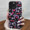 Black Cherry Bow Phone Case for iPhone 13 Pro Max, Cute Red Cherry Pattern for Women Girls, Soft TPU Slim Profile Shockproof Protective Cover for iPhone 13 Pro Max