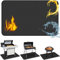 Tappetino Ignifugo Tappetino Barbecue 180 x 100cm, Tappetino Protettivo per il Pavimento, Tappetini per Griglia Riutilizzabile per Barbecue, Camino, Pavimento, Prato e Campeggio