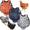 3 Pcs Hühnersattel Verstellbare Riemen Huhn Weste, Wasserdichte Atmungsaktive Sattel Hühner, Hühnerrücken Und Seitenschutz Wiederverwendbare Geflügelfederschutz Zubehör für Kleine, mittelgroße Hühner