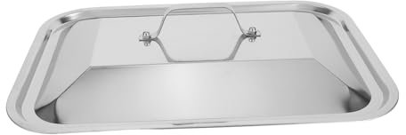 CLISPEED Tapas De Acero Inoxidable Para Bandejas De Horno Profundas Tapas Para Bandejas De Horno Para Cocinar y Servir La Cocina Para Hornear