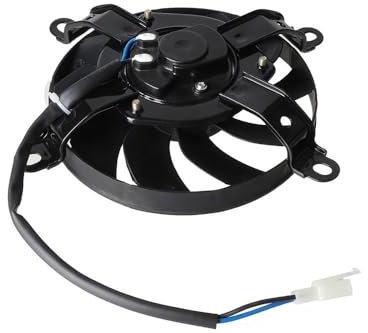 Para 12V Motocicleta Accesorios Universales Radiador Motor Ventilador Enfriamiento Aceite Agua Radiador Motor Ventilador Enfriamiento Radiador Ventilador