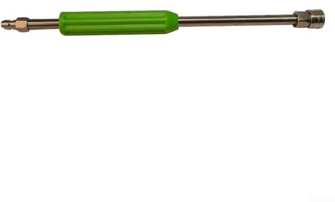 38 cm Hochdruckreiniger-Stab für Dachrinnen- und Untergestellreinigung mit Edelstahl-Design (gerade Stange)