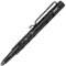 com-four® Tactical Kubotan Pen CFB7 Kugelschreiber in schwarz, Mehrzweckstift aus Flugzeug Aluminium - für Jede Extremsituation (1 Stück - schwarz)