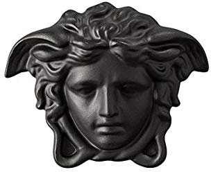 Versace Rosenthal - Medusa Gypsy - Dose - Schmuckdose, Schmuckaufbewahrung - Porzellan Schwarz - Maße (BxHxT): 10 x 7,5 x 8 cm
