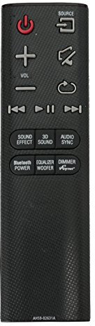 VINABTY AH59-02631A Replaced Remote Control for SAMSUNG Sound Bar Soundbar HW-H450 HW-HM45 HW-H7500 HW-H7501 HW-HM45C/ZA HWH450/ZA HW-HM45C HWH450 HWHM45 HWH7500 HWH7501 HWHM45C/ZA HWH450/XN HWH450/TK