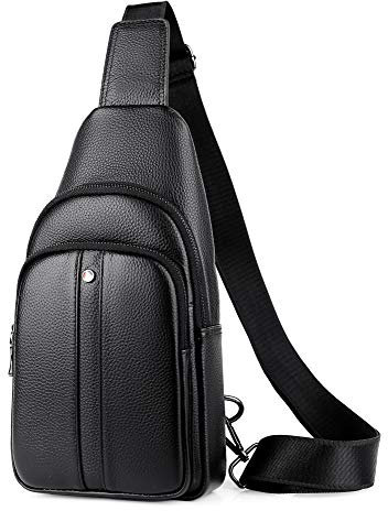 FSD.WG Sling Rucksack für Herren Brusttasche Crossbody Schultertaschen Reisetasche beutel für Männer mit wasserabweisend