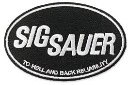 Sig Sauer Logo 10,5 cm Aufnäher zum Aufbügeln