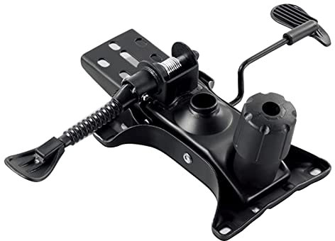 OMKMNOE Drehstuhl-Zubehör Ablage, Stuhl Basis Lift Computerstuhl Bürostuhl Chassis Tablett Synchron Sitz-Mechanik Bodenplatte Höhenverstellung,Schwarz