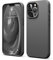 elago Liquid Silicone Case Compatible with iPhone 13 Pro Case (6.1), Premium Silicone, Full Body Protection - 3 Layer Shockproof Phone Cover, Anti-Scratch Soft Microfiber Lining (Dark Grey)