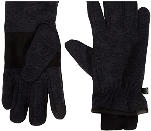 TOM TAILOR Herren Multifunktionale Handschuhe 1034622, 19109 - Dark Grey Light Grey Mouline, S/M