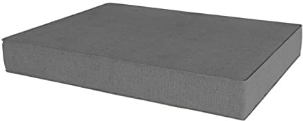 chilly pilley Palettenkissen Palettenauflage Palettenpolster Sitzkissen Rückenlehne Kaltschaum Schaumflocken Füllung viele Größen und Farben (Sitzkissen 120x60x15cm, Grau)