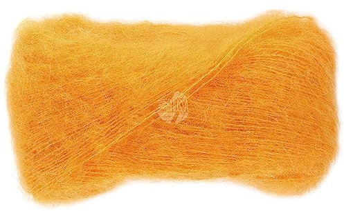 LANA GROSSA Setasuri | Feines Lace-Garn aus Suri-Alpakafasern mit Seide | Handstrickgarn aus 69% Alpaka (Suri) & 31% Seide | 25g Wolle zum Stricken & Häkeln | 212m Garn FB33