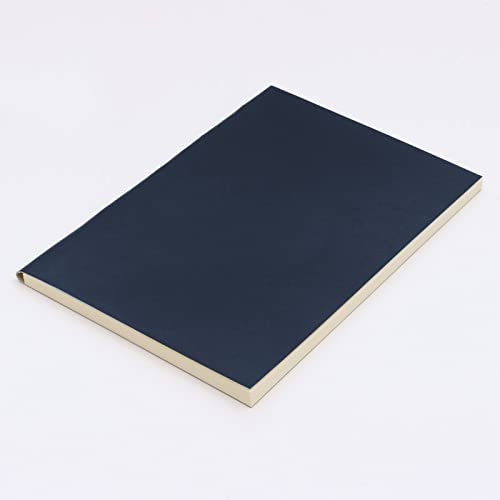 Buntes A5 weiches PU-Leder Tagebuch Zeitplan Tagebuch Planer Agenda Notizbuch 64 Blatt Studenten Bürobedarf Business Notizblock, dunkel, blau, 2 Stück
