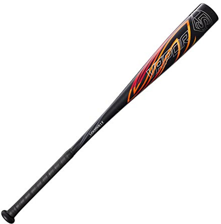 Louisville Slugger Unisex, Teenager Vapor (-10) 2 5/8 USA Schläger, schwarz/orange
