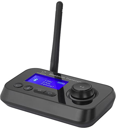 Renkforce RF-BTR-210 Bluetooth® Musik-Sender/Empfänger Bluetooth Version: 5.0 10 m integrierte LED-Anzeige