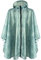 ANYOO Wasserdicht Radfahren Regen Poncho Portable Leichte Regenjacke Mit Kapuze Fahrrad Compact Regen Cape Wiederverwendbare Unisex für Backpacking Camping Outdoors,Blatt,Einheitsgröße
