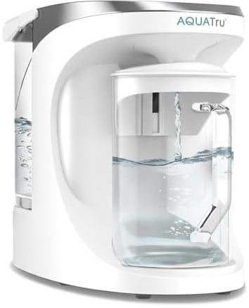 AQUA TRU Carafe | Countertop Water Purifier for PFAS and Other Contaminants with Exclusive 4-Stage Ultra Reverse Osmosis Technology (No Plumbing or Installation Required) | BPA Free