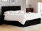AUKONA Boxspringbett Helena 180x200, Schwarz H3, 7 Zonen Taschenfederkern-Matratze, H2 H3 H4, Komfortschaum-Topper, Lieferung und Aufbau kostenlos