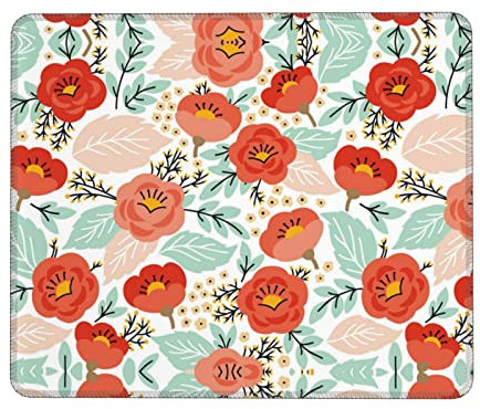Tapis de bureau en cuir imprimé fleurs de vie, tapis de souris, tapis de bureau pour ordinateur portable, bureau et maison