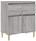 vidaXL Aparador de Madera contrachapada Gris Sonoma 60x35x70 cm