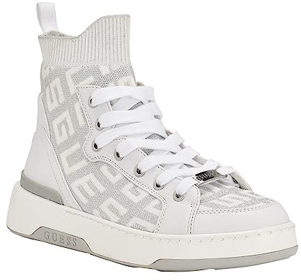 GUESS Damen Mannen Sneaker, Weiß 140, 41 EU