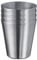 Westmark Mini-Becher Mendo – Mini-Gläser-Set für Zuhause und Unterwegs, ideal als Schnapsgläser oder Shotgläser, klein und stapelbar – 30 ml, Edelstahl 18/8, 4 Stück