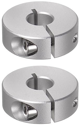 QUARKZMAN 2pcs Bague de Réglage Bague Arrêt d'axe Butée Arbre Collier Diviser 10mm Alésage Aluminium Alliage, 30mm OD, 10mm Largeur pour Roue Brouette Pont Boîte Vitesses Anodisation