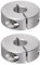 QUARKZMAN 2pcs Bague de Réglage Bague Arrêt d'axe Butée Arbre Collier Diviser 10mm Alésage Aluminium Alliage, 30mm OD, 10mm Largeur pour Roue Brouette Pont Boîte Vitesses Anodisation