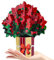 CNLITIHEKA Papier Blumen Blumenstrauß Grußkarten Gute Besserung Pop Up Karten 3D Popup Geburtstagskarten mit Notizkarte und Umschlag für Muttertag Thinking of you Thanksgiving