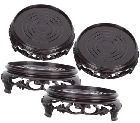 Amosfun 4stücke Vase Pflanzenständer Robuste Blumentopf Basis Für Tisch Aquarien Figuren Stabiles Design Für Innenräume Blumen Und Dekorationen