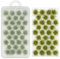 Woohome 32 PCS Feld Grün Static Grass Tuft Zart Selbstklebende Statische Grass Statisches Grasbüschel Miniatursträucher Büsche für Miniatur Tabletop Spiele Modelleisenbahn Geländeb