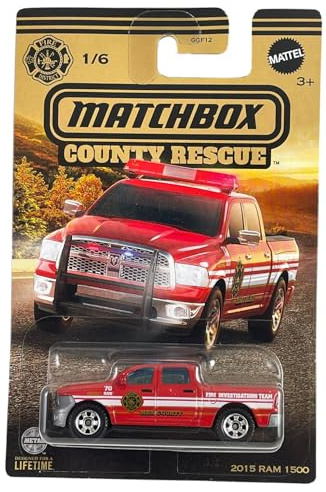 Matchbox County Rescue 2015 Ram 1500 1/6