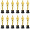 Granvoo 12 Pokal Kinder Set, 15,2 cm/13 cm Mini Goldene Trophäen aus Kunststoff, Kleine Siegertrophäe für Schulauszeichnungen, Partys, Feiern und Sport (15.2cm)