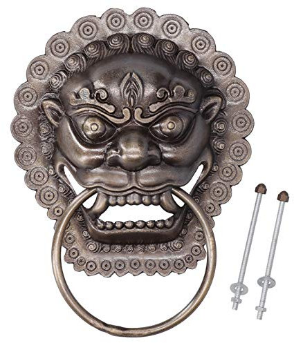 Gsycle Türklopfer, Löwe Türklopfer Vintage Türklopfer Antiker Türklopfer Messing Türklopfer Messing Türklopfer Für Haustür