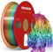 Reprapper Ultra Shiny Silk PLA Filament voor 3D Druker, PLA Filament 1.75mm, +/- 0,03mm,1kg 1 Spule, Multicolor Rainbow Fast Color Gradient Silk, Palette Regenbogen
