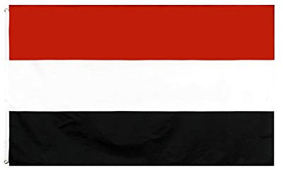 Stormflag Bandiera yemen 3x5ft/90x150cm 90g di poliestere 2 occhielli,1 Occhiello in Ogni Angolo, in metallo e Doppio ago