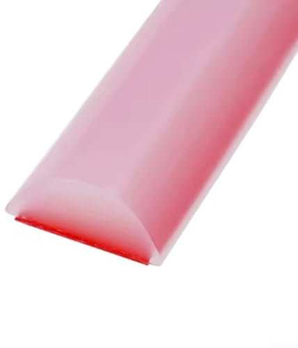 Barrière de sol pour pièces humides de 100 cm, en caoutchouc de silicone souple pour receveur de douche, bande d'étanchéité (transparente)