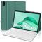 JADEMALL Coque Clavier pour Honor Pad X8a 11 2024, AZERTY Français Clavier Bluetooth Détachable Magnétique pour Tablette Honor Pad x8a 11, Vert foncé