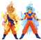 2 Stück Goku Figur - Dragon Ball Super Actionfiguren, 17 cm, Mehrfarbig, perfekt für Kinder Geburtstag Geschenk, Desktop Dekoration