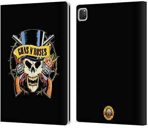 Head Case Designs sous Licence Officielle Guns N' Roses Crâne De Haut-De-Forme Art Clé Étui Portefeuille en Cuir Compatible avec Apple iPad Pro 12.9 2020/2021/2022