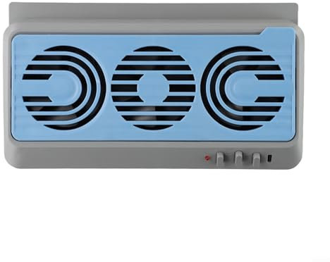 Radiateur d'air alimenté par USB pour un refroidissement efficace et un fonctionnement silencieux (gris)