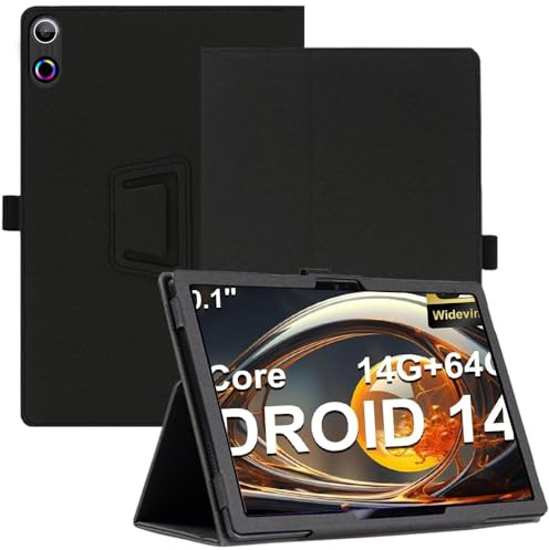 AKNICI Tablet Hülle für Whitedeer A10PRO Tablet 10 Zoll, PU Leder Abdeckung Klappständer Case Cover Schutzhülle mit Handschlaufe Magnet für Whitedeer A10PRO