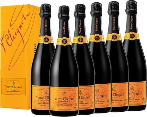 VEUVE CLICQUOT CUVEE SAINT PETERSBOURG CHAMPAGNE [ 6 Flaschen x 750mℓ]